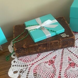 St Patrick’s day clahaddah green beaded rosary